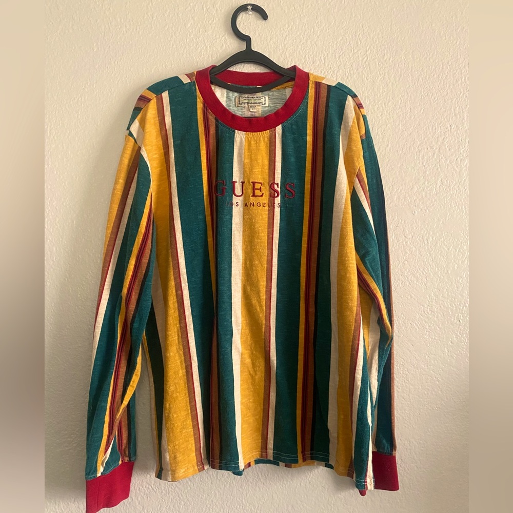 Guess Los Angeles striped long sleeve